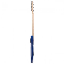 Glarry GST Maple Fingerboard Electric Guitar Bag Shoulder Strap Pick Whammy Bar Cord Wrench Tool Blue