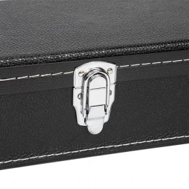 [US-W]Glarry High-End Fine-Grain PU Leather Hard Case for Gjazz Electric Guitar