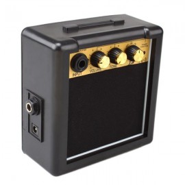GT-3W Portable Mini Electric Guitar Amplifier Black and Golden  Suitable for Acoustic and Electric Guitars Not for Bass
