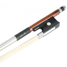 4/4 High Quality Arbor Violin Bow with Black Handle Brown